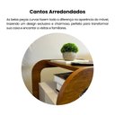 Ver imagem 5 de Mesa Lateral de Apoio Theo com USB Marrom 100% MDF