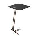 Ver imagem 1 de Mesa L50 Lateral Aproximação Sofá Preta Base Café