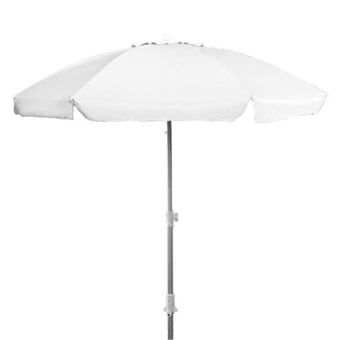 Guarda-sol Zaka Alumínio 2.0 Metros Branco Reforçado