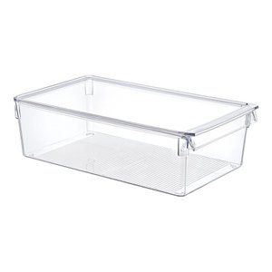 Organizador de Geladeira Multiuso Alto com Tampa Tamanho G (36x20x10cm) - Mood