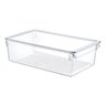 Organizador de Geladeira Multiuso Alto com Tampa Tamanho G (36x20x10cm) - Mood - 1
