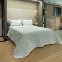 Ver imagem 3 de Kit Cobre Leito King Linenn com Porta Travesseiro 3 Peças 260x280cm Appel