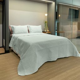 Kit Cobre Leito King Linenn com Porta Travesseiro 3 Peças 260x280cm Appel - 3