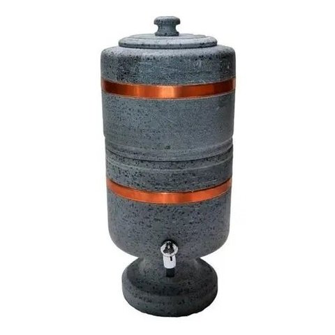 Filtro de Água de Pedra Sabão Torneira e Vela Completo 08 L
