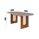 Ver imagem 7 de Sala de Jantar Valentina 2,10 Oval com 8 Cadeiras Juliana