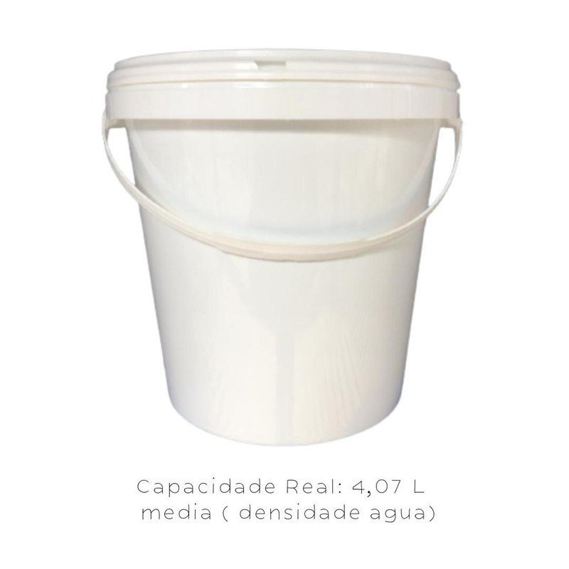 Balde Alça Plastica para tomar sopa 3,6 Litros 05 Peças - 5