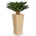 Ver imagem 2 de Vaso de Planta + Prato Grande Decorativo Polietileno 90x40