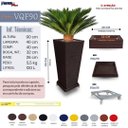 Ver imagem 4 de Vaso de Planta + Prato Grande Decorativo Polietileno 90x40