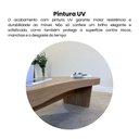 Ver imagem 7 de Mesa de Centro Design Orgânico Tampo em Tamburato Magnum Marrom 100% MDF