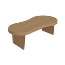 Ver imagem 2 de Mesa de Centro Design Orgânico Tampo em Tamburato Magnum Marrom 100% MDF