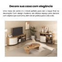 Ver mais imagens de Mesa de Centro Design Orgânico Tampo em Tamburato Magnum Marrom 100% MDF