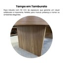 Ver imagem 6 de Mesa de Centro Design Orgânico Tampo em Tamburato Magnum Marrom 100% MDF