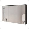 Armário Espelheira Banheiro Trindade 3 Portas com Amortecedor - 3