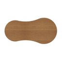 Ver imagem 7 de Mesa de Centro Design Orgânico Tampo em Tamburato 50mm Magnum Cor Carvalho Marrom 100% MDF