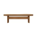 Ver imagem 4 de Mesa de Centro Design Orgânico Tampo em Tamburato 50mm Magnum Cor Carvalho Marrom