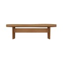 Ver imagem 4 de Mesa de Centro Design Orgânico Tampo em Tamburato 50mm Magnum Cor Carvalho Marrom 100% MDF