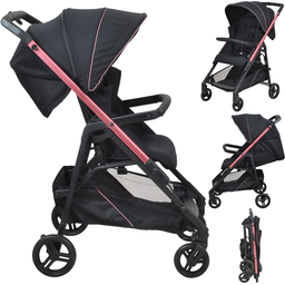 Carrinho de Bebe com Bebe Conforto Burigotto Tak Metal Rose - 2