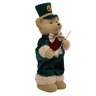 Boneco Natalino Decorativo Urso Com Cartola Em Pé 42cm - 3