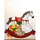 Ver imagem 3 de Estatueta Cavalo de Balanço Carrossel Presentes Resina 17cm