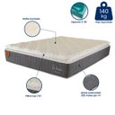 Ver imagem 4 de Colchão Queen Size 158x198x30 Brilhante Prorelax Molas Ensacadas Pillow Top Turn Free - Cinza/branco