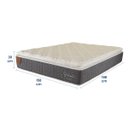 Ver imagem 5 de Colchão Queen Size 158x198x30 Brilhante Prorelax Molas Ensacadas Pillow Top Turn Free - Cinza/branco