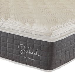 Colchão Queen Size 158x198x30 Brilhante Prorelax Molas Ensacadas Pillow Top Turn Free - Cinza/branco - 2