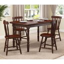 Ver imagem 2 de Mesa de Jantar com 4 Cadeiras Madeira Castanho Piratini Castanho