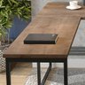 Mesa De Canto Para Escritorio 133160 Castanho Mobel Castanho - 4