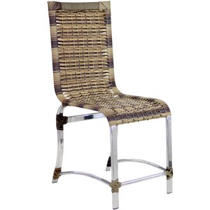 Cadeira Haiti em Alumínio Fibra Sintética para Cozinha, Piscina, e Edícula Trama Original