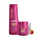Ver imagem 1 de Kit Mais Liso 1 Shampoo 350ml 1 Máscara 250ml Bioextratus + Presente Lourre 15ml