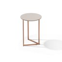 Ver imagem 2 de Mesinha de Canto Redonda Moderna Luxo Jade Pronto Envio