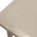 Ver imagem 5 de Mesa Plástica Quadrada Desmontável Areia Tramontina Sancho Jardim Quiosque Área Gourmet