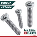 Ver imagem 2 de 1000 PEÇAS - PARAFUSO MAQUINA FENDA C. CILÍNDRICA M3 X 4MM