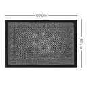 Ver imagem 5 de 1 Tapete Porta Capacho Grego Luxo Antiderrapante Cz 40x60