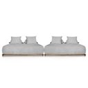Ver imagem 1 de Kit 2 Sofás 2 Lugares Decoração Lazer Sala Ibiza 160cm Bouclé - Adj Decor
