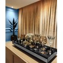 Ver imagem 2 de Bandeja Espelho Fumê Grande Decoração Luxo 60x30