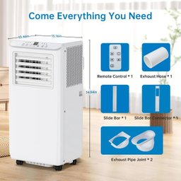 Takywep Ar Condicionado Portátil 10000 Btu Branco 41 M² 3 em 1 - 6