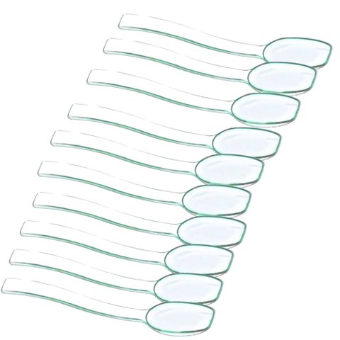 Conj 17 Colheres para Ingredientes, Buffet, Sorveteria, Açaí Transparente 21 Cm Sb