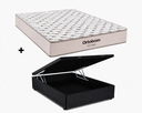 Ver imagem 4 de Cama Box Bau Casal Preto Colchão Fit D45 Espuma 138x188 - Ortobom