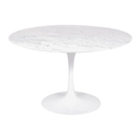 Ver imagem 2 de Mesa de Jantar Tulipa Saarinen Redonda 90 Cm Mármore Branco Extra Linn Design Mesa de Jantar Tulipa