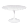 Mesa de Jantar Tulipa Saarinen Redonda 90 Cm Mármore Branco Extra Linn Design Mesa de Jantar Tulipa - 2