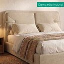 Ver imagem 2 de Cabeceira Queen 160 cm Malu com Frame Linho Sl 65 Peer