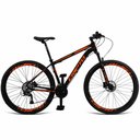 Ver imagem 1 de Bicicleta Aro 29 Cripto 21 Marchas Freios Disco C- Suspensão - Preto-laranja - 19" Preto-laranja