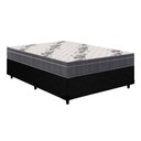 Ver imagem 1 de Cama Box Casal: Colchão Anatômico Ortobom D33/ep Airtech 100 + Base Crc Courano Black(138x188)