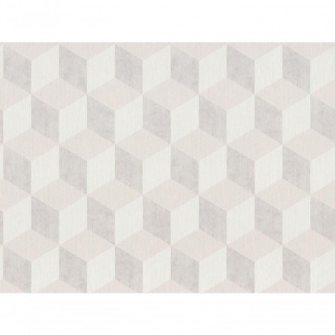 Papel de Parede Inspire Geométrico 3d Bege e Creme 220363