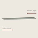 Ver imagem 4 de Prateleira 150cm Mdf Verde Dallas - On Móveis