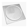 Tampa Cega 10x10 Inox para Ralo de Quintais Banheiros Cozinha - 1