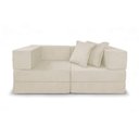 Ver imagem 5 de Sofá Cama Modular Mold 2 Lugares 190cm Bege Boucle Loja Sheep