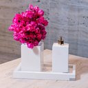 Ver imagem 2 de Bandeja 16x32cm com Borda em Silestone Branco