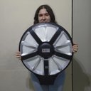 Ver mais imagens de Luminária Solar Ovni 360 Graus 400w Gigante Placa Led Sensor Ilumina Ovini Holofote Jardim Casa